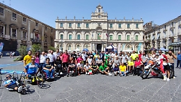 La staffetta paralimpica "Obiettivo Tricolore" si conclude a Catania