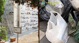 La droga era nascosta nei loculi: 71 chili scoperti al cimitero di Giarre