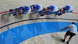 Ciclismo, un altro oro per l'Italia: il quartetto azzurro trionfa nell’inseguimento a squadre maschile
