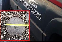 Due mine anticarro sulla strada per funghi