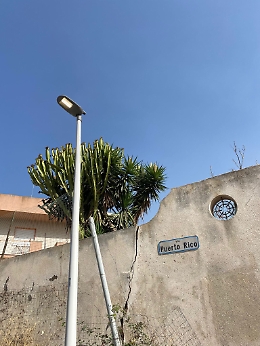 Finalmente il collaudo per l'illuminazione pubblica in via Portorico
