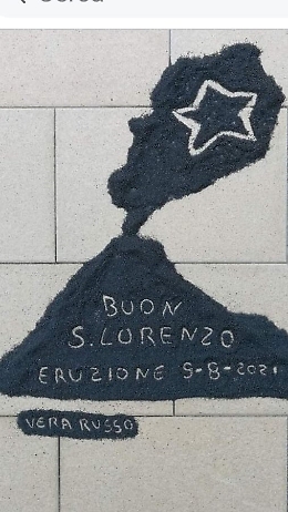 Festa di San Lorenzo: un omaggio con la cenere vulcanica