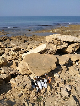 15 agosto mattina. Punta Braccetto (RG): la civiltà è lontana