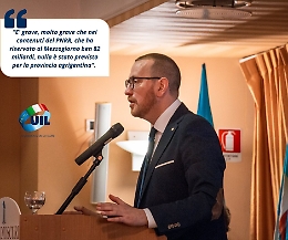 "Il PNRR esclude la provincia agrigentina", l'amarezza di Gero Acquisto