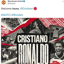 Ronaldo al Manchester United: c'è l'annuncio ufficiale del club inglese