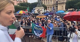 Giorgia Meloni a Vittoria: «Video di Fanpage è una polpetta avvelenata»