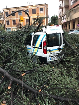 Furgone per disabili distrutto dal maltempo: Misericordia avvia raccolta fondi