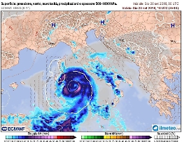 Medicane, cosa &egrave; e come si forma l'uragano del Mediterrano