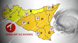 Vortice ciclonico sull'area ionica: è allerta per tutta la Sicilia orientale