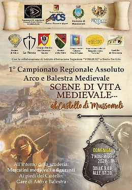 Tutto pronto per il primo Campionato regionale assoluto di Arco e balestra medievale