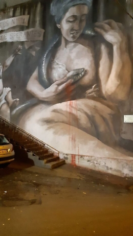 Deturpato murales a Cammarata, l'amarezza del sindaco