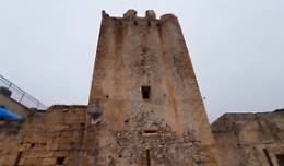 A Carini crolla per la pioggia parte della Torre del Baglio