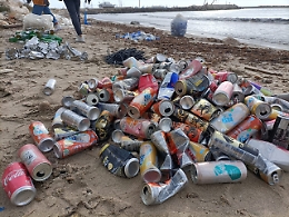 Sciacca (Ag): raccolti 153,6 kg di rifiuti sul lungomare dello Stazzone