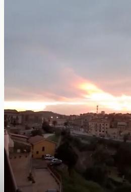 Mazzarino (Cl): il tramonto dell'entroterra siculo