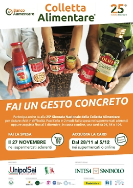 Colletta Alimentare, la macchina della solidarietà si mette in moto il 27 novembre