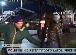 Giornalista molestata in diretta Tv, identificato l'autore del gesto