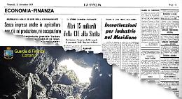 Ecco la pagina de &ldquo;La Sicilia&rdquo; trovata accanto al misterioso scheletro della grotta sull'Etna