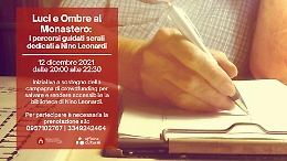 Luci e ombre al Monastero: i percorsi guidati serali dedicati a Nino Leonardi