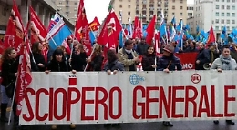 Ai sindacati la manovra non piace, proclamato sciopero generale di 8 ore per il 16 dicembre