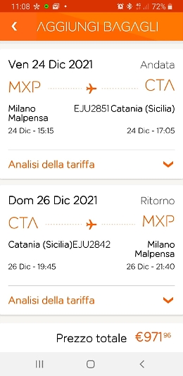 Tariffe dei voli alle stelle per i fuori sede