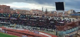 Derby Catania-Palermo, che passione allo stadio, Curva Nord stracolma: video