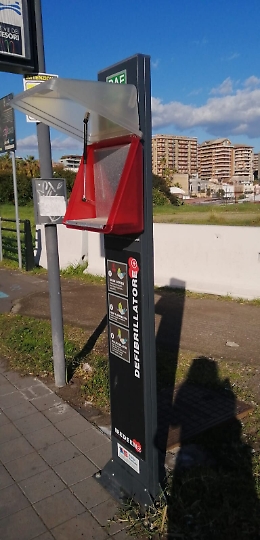 Catania, piazza Europa: sparito il defibrillatore
