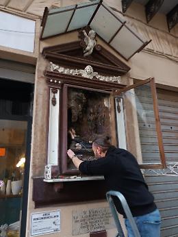 Statua Santa Rosalia rubata a Palermo torna in edicola votiva