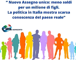 “Nuovo Assegno unico: meno soldi per un milione di figli. La politica in Italia mostra scarsa conoscenza del paese reale”