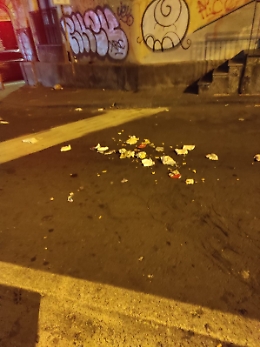 Catania: spazzatrice lascia pattume in piazza Cavour