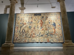 L'arazzo secentesco "Ananias e Saphira" dall'Abatellis di Palermo al Castello Ursino a Catania