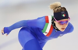 Prima medaglia per l'Italia dal pattinaggio di velocità: argento dalla Lollobrigida