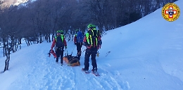 Cinque persone ferite da slittini "pirata" a Piano Battaglia