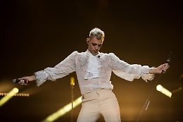 Achille Lauro a Taormina con il Tour "Achille Idol Superstar - Electric Orchestra"