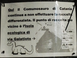 Catania: "Se la differenziata non va da Maometto..."