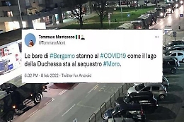 Sallusti vuole licenziare da Libero il figlio di Montesano per un tweet negazionista sulle bare di Bergamo