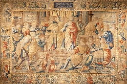 L'arazzo secentesco "Ananias et Saphira" a Palma di Montechiaro
