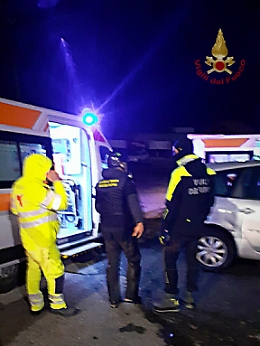 Turista francese perde l'orientamento per la nebbia: salvato dai vigili del Fuoco