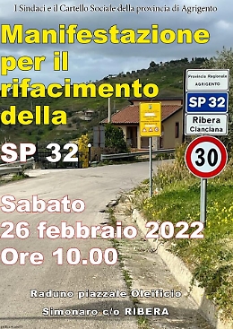 Sp 32: manifestazione di piazza del Cartello Sociale