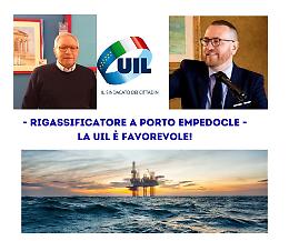 La Uil agrigentina a favore del rigassificatore