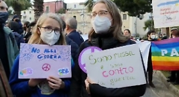 Catania in piazza (anche alcuni russi) per dire no alla guerra