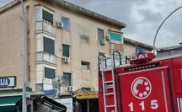Incendio in un appartamento a Palermo: sgomberata palazzina