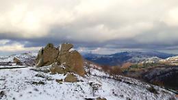 Montalbano Elicona (Me): l’Argimusco sotto la neve