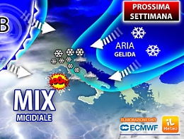 L'inverno si fa ancora sentire: temperature in picchiata