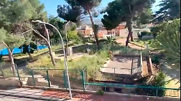 Vandali in azione alla villa del Sole