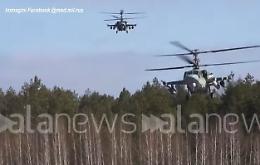 Cos&igrave; gli elicotteri russi attaccano gli obiettivi ucraini