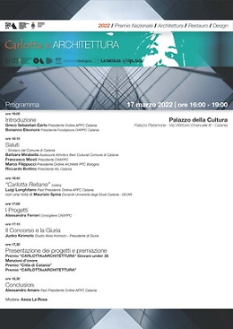 Seconda edizione di CarlottaXArchitettura: domani la premiazione