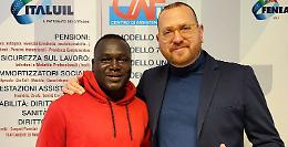 Un ragazzo gambiano entra a far parte della Uil agrigentina