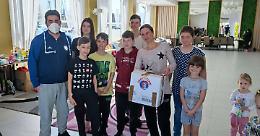 Il bus della Fortitudo Basket è arrivato a Chelm: primi pacchi distribuiti