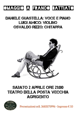 Agrigento, alla Posta Vecchia l'omaggio a Franco Battiato