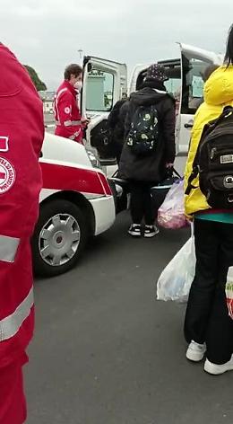 Arrivate a  Catania le prime famiglie di rifugiati dall'Ucraina